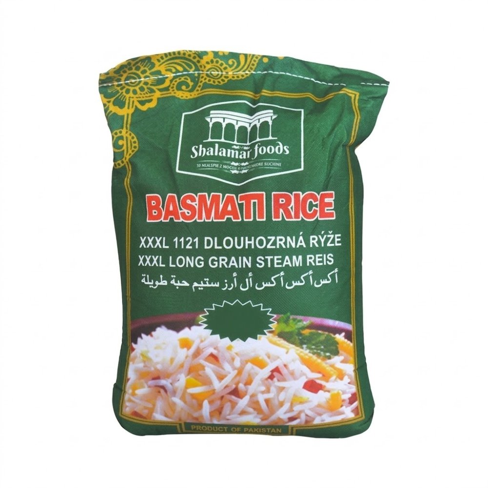 Shalamar Extra Dlouhá Basmati Rýže 5 kg — základ pro biryani i pulao