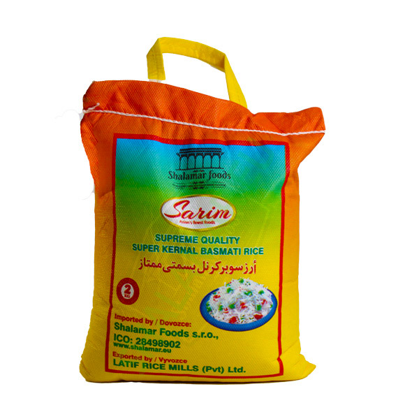 Stárnutá basmati rýže Sarim Výběrová 2 kg vhodná pro biryani